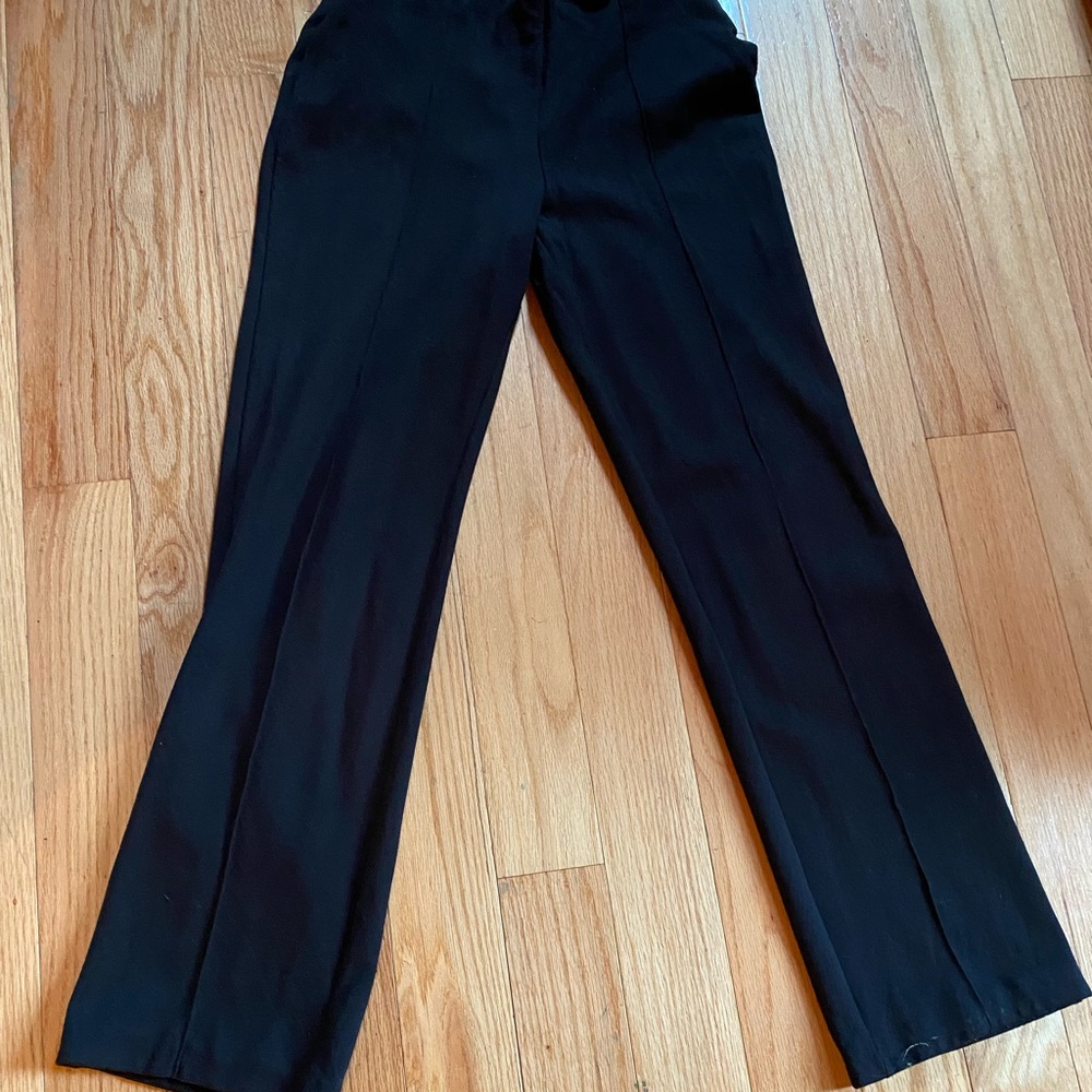 Lysse black stretchy straight pants/size S
